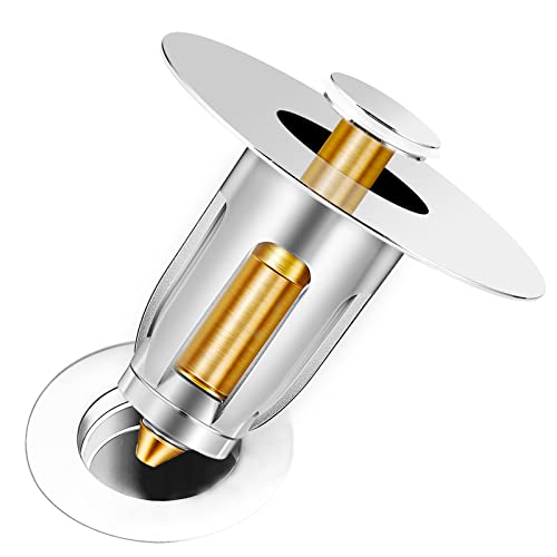 Tapón y colador universal para desagüe de baño