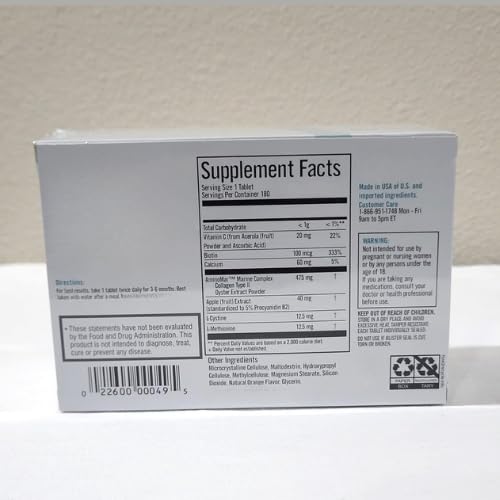 Miniatura 4 de Suplemento avanzado para el crecimiento del cabello para hombres y mujeres  180 tabletas (suministro para 90 días)