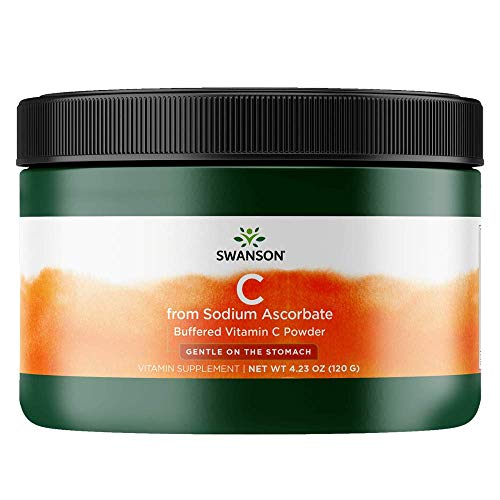 Swanson Buffered Sodium Ascorbate Vitamin C Powder 4.23 Ounce (120 g) Pwdr