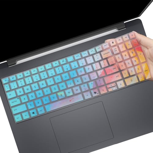 Protector de teclado para Dell 16 Plus silicona colorido miniatura 1