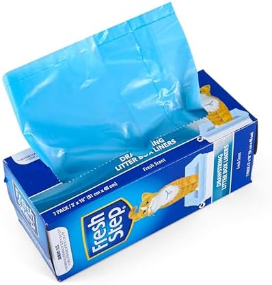 Fresh Step Drawstring Cat Litter Box Liners, Fresh Scent - Kitty ...