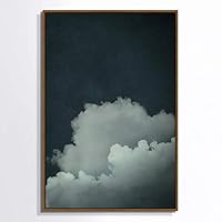 Framed Canvas Wall Art Beautiful Cloud on Sky Canvas Prints Home Artwork Decoration for Living Room,Bedroom - 16x24 inches