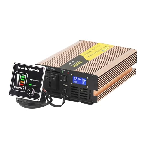 1000 ���b�g�����Ȑ����g�C���o�[�^�[ 12V24V48V ���� 220V �����g�I�t�O���b�h�J�[�C���o�[�^�[(12V to 220V with LCD display)