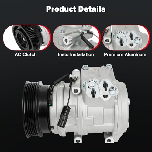 Image of CCIYU AC Compressor w /Clutch for Kia Rondo 2.4L 2009-2012