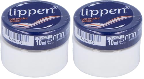 Lippen Lippen Reparador Labial Tarro 10Ml. 21 g (Paquete de 2)