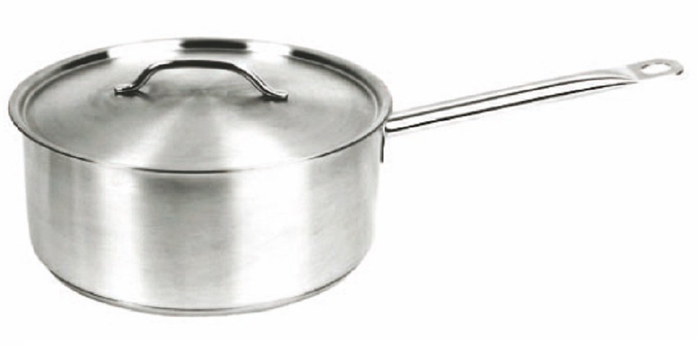 SAUCE PANS W/ LID STAINLESS STEEL COOKWARES MULTIPLE SIZES 8 qt - 10 qt (2 qt)