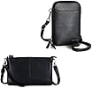 Befen Borsa A Tracolla In Pelle Genuina Donna - Pochette Portafoglio Con Cinturino, Adatta A Cellulare Grande