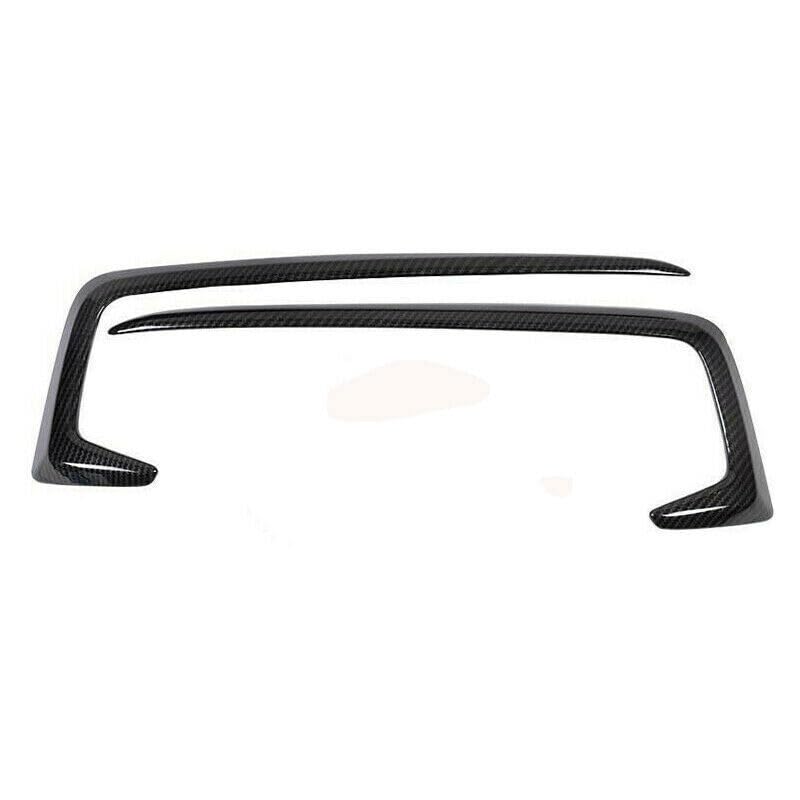 Image of ABS Carbon Fiber Front Fog Lamp Eyebrow Trim, Fits for 2016-2021 10th Honda Civic, 75010-F