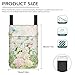 SUITOSELFY Crutch Bag Hydrangea Cross Print Crutches Bag for Women Crutch Accessories Storage Bag Pouch Crutches Phone and Cup Holder