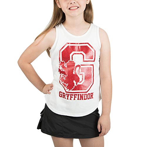 Youth Girls' Harry Potter Gryffindor Glitter Print Tank Top-Large