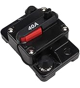 KIMISS 12V 30A/40A/60A Audio estéreo para automóvil Disyuntor en línea reiniciable Fusible de aut...