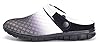Men's Clogs Women's Summer Slippers Slip On Garden Shoes Lightweight Mules,Black White,UK9/CN43 #1
