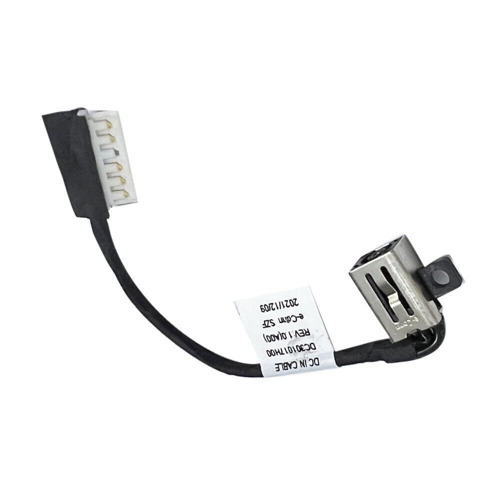 Compatible for DC in Power Jack Cable Charging Port Dell 3515 3510 GDM50 0231X7 DC301017H00 Laptop DC Power Jack Socket Connector Replacement Charging Port Cable Harness