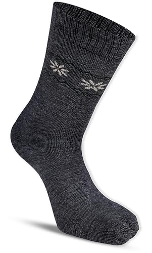 Image of RC. ROYAL CLASS Women Woolen Winter Wear Thermal Thumb Socks, Calf Length Terry Thick Towel Cushioned, Warm & Cozy Thermal Thumb Socks For Women (Pack of 3 Pairs)