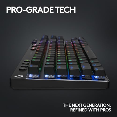 Logitech G PRO X 60% Wireless Gaming Keyboard (Tactile Optical) - Black - image 8