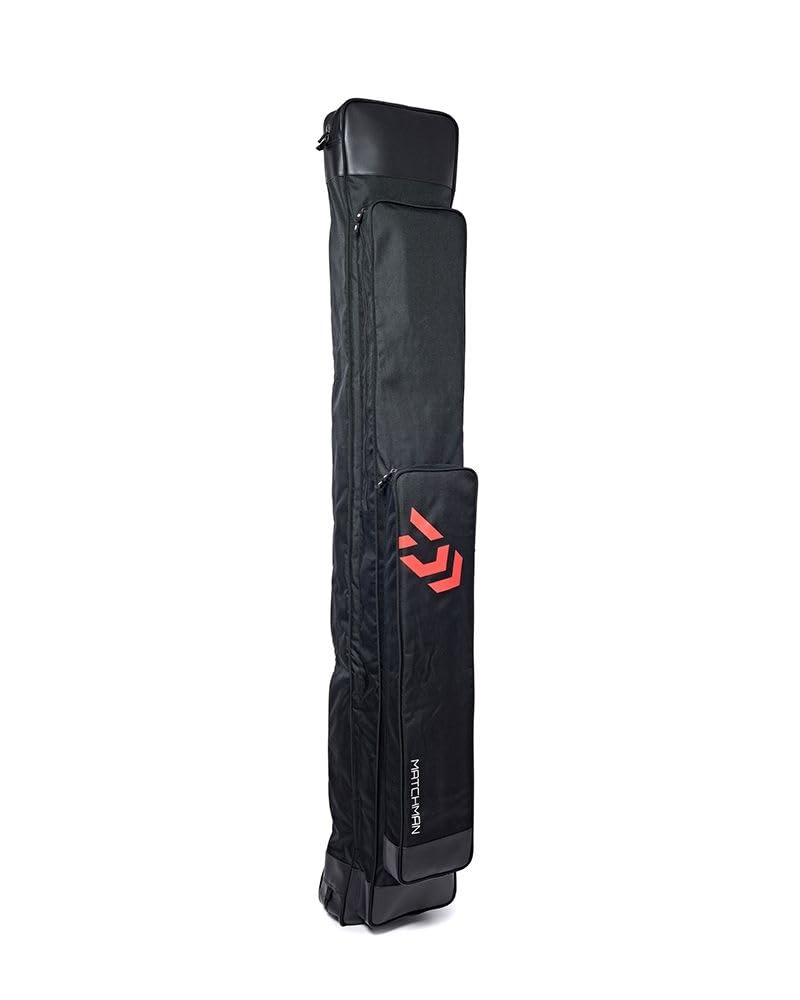 DAIWA Fishing Tackle Bag - Matchman 6 Tube Holdall - Black