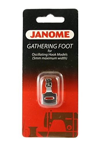 Janome Gathering Foot for Oscillating Hook Models (5mm Maximum Width)