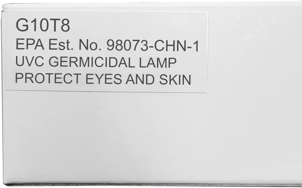 Norman Lamps G10T8 10-Watt Germicidal Tube - 13.5 in. Watts: 10W, T8 Germicidal UV Bulb