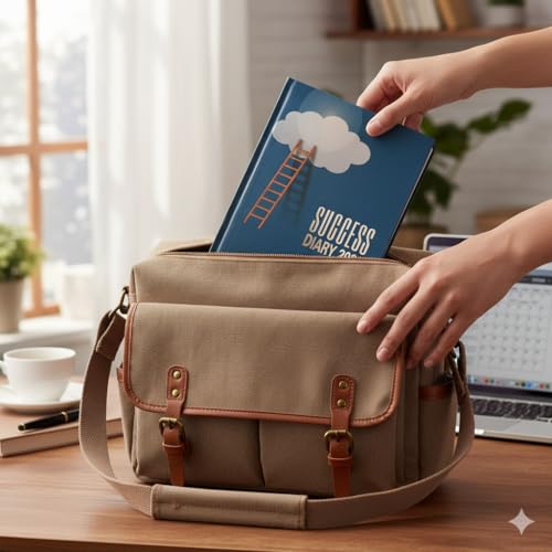 Image of TULMAN Yearly Organizer 2026 Diary, B5 Size (23 x 18 cm) Hardbound Planner with premium Design, Daily Writing Journal, Office & Study Organizer, Perfect for Students, Professionals (1, Blue)