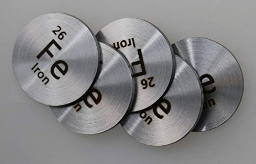 Pfs PFS-FE-24.26-99.9 Iron (Fe) 24.26Mm Metal Disc 99.9% Pure thumb #1