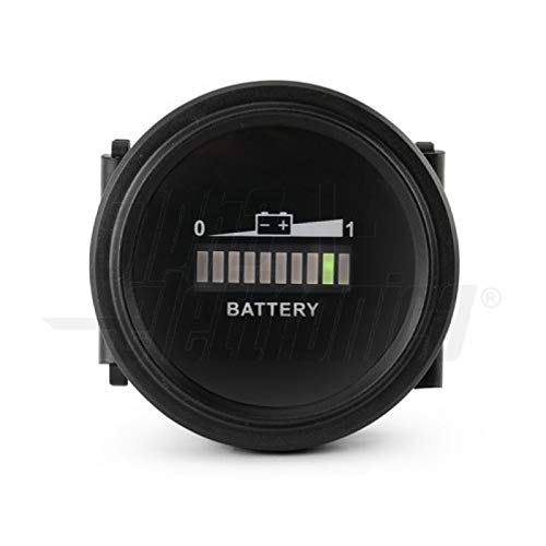 Indicatore dello stato di carica di batterie al piombo da 12-24-36-48-72V - ALPHA ELETTRONICA 98-864/1