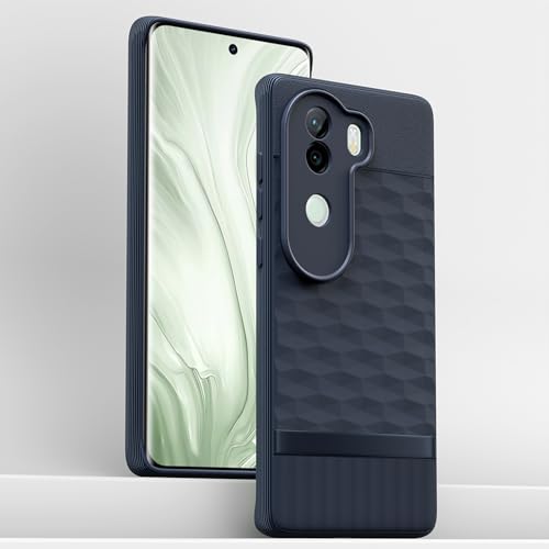 Image of Outlouders Back Cover for Vivo V40e 5G / iQOO Z9s 5G | TPU Soft Flexible Shockproof | Full Camera Protection Back Case (Blue)