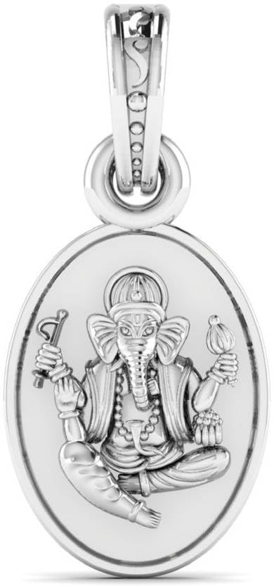 Colgante Ganesh de plata para atraer buena salud y riqueza en el día a día