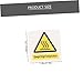 PRETYZOOM 10PCS High Temperature Warning Stickers Caution Hot Surface Decals for Equipment Sturdy Adhesive Safety Labels Scald Sign Stickers for Industrial Use