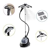 ✔ KIT COMPLETO DE ACCESORIOS INCLUIDO - Los accesorios incluidos son: Tabla de mano para planchar, Sujetador de pliegue de pantalón (para pliegues perfectos en el pantalón), Cepillo de tela (para prendas suaves, ropa de cama y cortinas), Colgador plegable con pinzas para la ropa, Bolsitas de limpieza para remover suciedad y Manual de instrucciones en cinco idiomas.