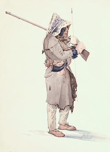 Toile Karl Bodmer Pasesickkaskutau impression haute définition 58 x 90 cm