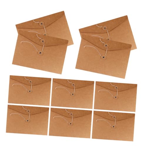 Enveloppes de rangement polyvalentes en kraft pour un bureau épuré et ordonné