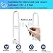 XNYEOV 500 Packs 58khz AM Security Sticker Tags Soft DR Alarm Labels Compatible with 58khz Acousto-Magnetic EAS System (Mock Barcodes)