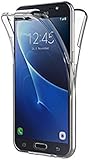 Mb Accesorios Samsung Galaxy Samsung J7 2016 Funda DE Silicona Delantera + Trasera Doble 100% Transparente Mb Accesorios Samsung Galaxy Samsung J7 2016 Funda DE Silicona Delantera + Trasera Doble 100% Transparente