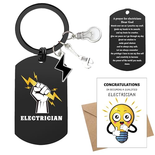 Electrician Appreciation Keychain