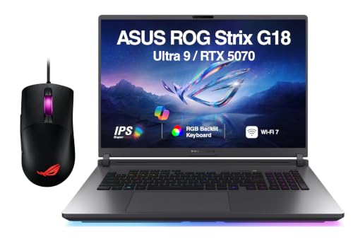 Image of ASUS ROG Strix G18 AI Gaming Laptop 18 inch 240Hz IPS WQXGA Display (64GB DDR5)