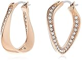Fossil Damen Edelstahl Twist Creolen Ohrringe