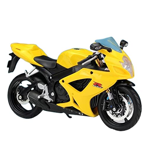 Cadeau moto Suzuki GSX-R750 1:12 modèle statique pour ornement de bureau