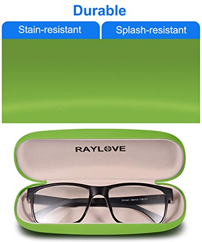 Image of RayLove Unisex Hard Shell Eyeglasses Cases, Protective Case For Glasses