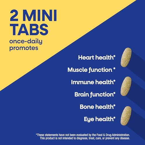 Nature’s Way Alive! Men’s 50+ Ultra Minis Multivitamin, 180 Mini Tablets | Complete Daily Men's Vitamins, High Potency Formula, Supports Healthy Brain, Eyes & Heart*, with Methylated B12, Gluten Free - image 3