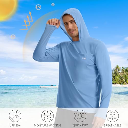 Sweat à capuche de pêche léger anti-UV contre la chaleur