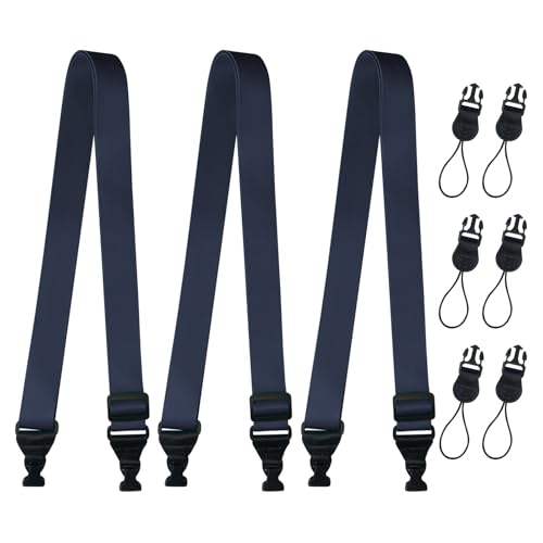 Gowjaw 3 Pack Adjustable Shoulder Strap:Comfortable for iPad Strap Nylon Neck Lanyard for iPad/Samsung Tablet Case,Camera Binocular Crossbody Laptop Luggage Bag(Royal Blue)