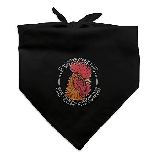 GRAPHICS & MORE Hands Off My Chicken Nuggets Funny Humor Dog Pet Bandana