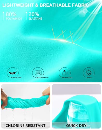 Image of G Gradual Tankini Tops for Women High Neck Swimsuits Swim Top Modest Bathing Suit Swimwear Tank Top only No Bottom