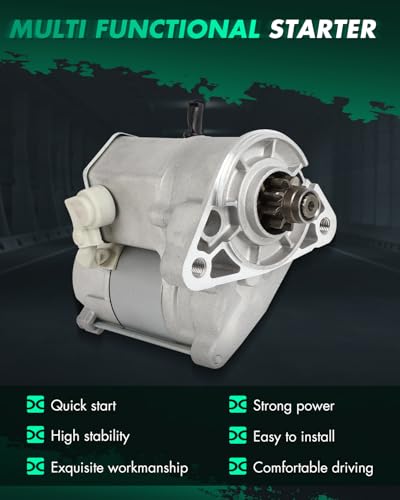 Image of SCITOO 17706 Engine Starter Motor | Compatible with 1996-2000 for Toyota 4Runner L4, 2010 for 4Runner, 1994-1998 for T100 2.7L, 1995-2015 for Tacoma
