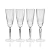 Maxwell & Williams Verona Flute da Champagne in Vetro Cristallino Intagliato, Confezione Regalo, Set da 4 Pezzi