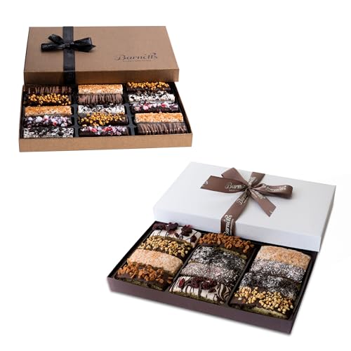 Barnetts Biscotti and Wafer Christmas Bundle, Holiday Gifts Sets, Family Food Delivery Ideas, Prime Gourmet Candy Basket, For All Couples Families Adults Men Women Mom