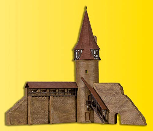 Preisvergleich Produktbild Kibri 37109 - N Rundturm mit Mauer in Marktbreit