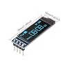 ACEIRMC 4pcs I2C Display Module 0.91 Inch I2C OLED Display Module I2C OLED Screen Driver DC 3.3V~5V 4PINS for Arduino ESP32 ESP8266 AVR PIC STM32 for Raspberry pi (10pcs Blue)