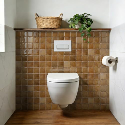 URCOLOR 20 Sheets 3D Self-Adhesive Mosaic Backsplash Tile Peel and Stick by URCOLOR - Used condition - Image 6