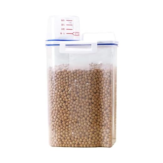 Fyfjur 2L Tarros Cocina, Botes Cocina Almacenaje, Botes Legumbres Cocina, Botes Cocina Almacenaje de Plástico de Alimentos Sellados con Tapa, Se Utiliza para Arroz, Harina, Pasta, Almacenar Cereales